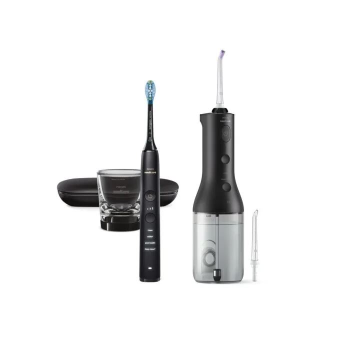 Philips Sonicare DiamondClean 9000 + Power Flosser HX3886/43 Black set — image 1
