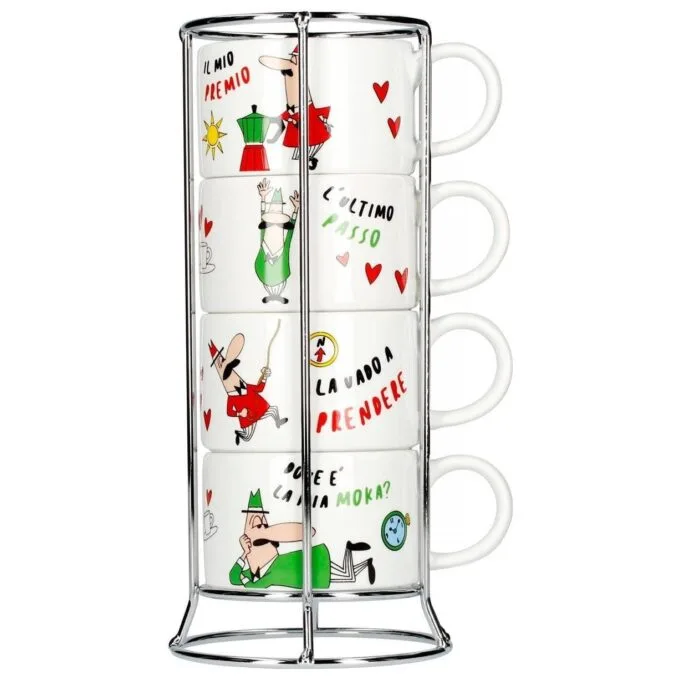 Bialetti Italia Do Cappuccino 4 pcs x 200 ml white — image 1