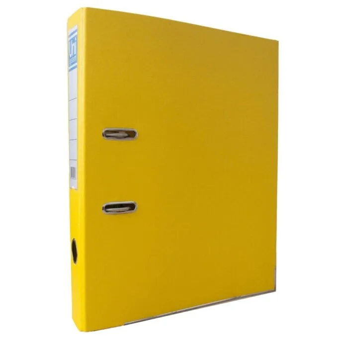 UNI FILE PLASTIC PAPER FCP 4CM YELLOW — image 1