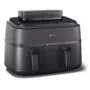 PHILIPS Non-fat fryer 9 l with double basket, function of NA550/00 steam