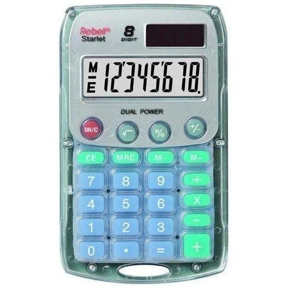 REBELL HANDY CALCULATOR STARLET 8 DIGIT — image 1