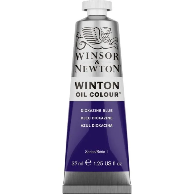 W&N WINTON OIL COLOUR 37ML TBE DIOXAZINE BLUE — image 1