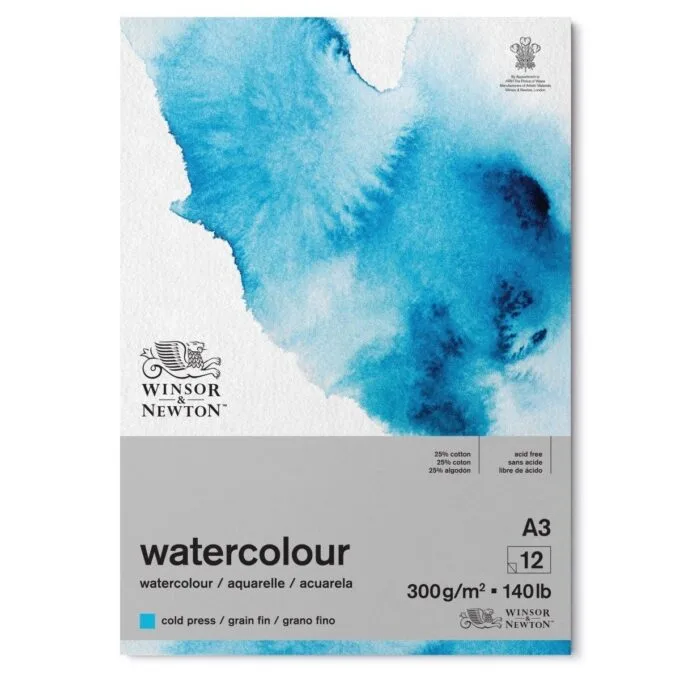 W&N WATERCOLOUR PAD COLD 300 A3 12S — image 1