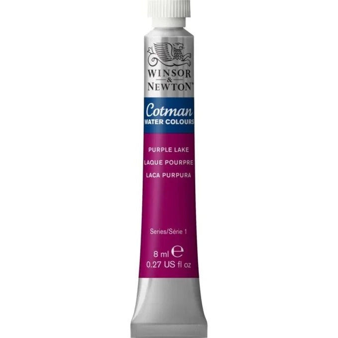 W&N COTMAN WATERCOLOUR 8ML TBE PURPLE LAKE ROW — image 1