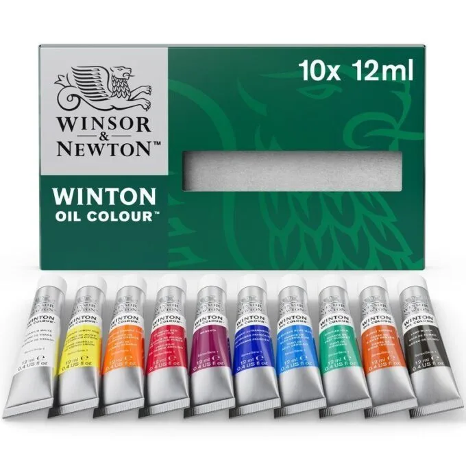 W&N WINTON OIL COLOUR 10X12ML ACCESS SET ROW — image 1
