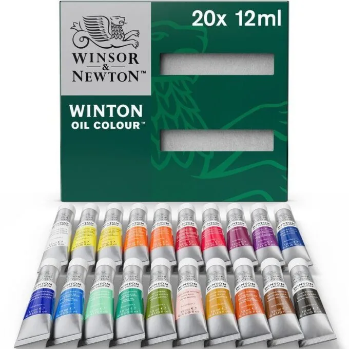 W&N WINTON OIL COLOUR 20X12ML ACCESS SET ROW — image 1