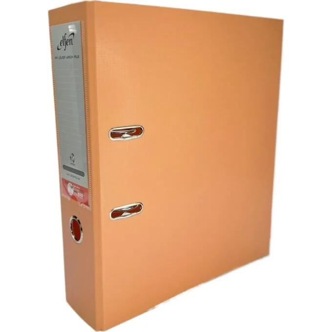 ELFEN FILE PLASTIC SUPER STRONG A4 75MM APRICOT 0551 — image 1