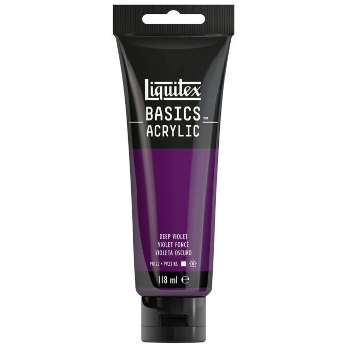 LQX BASICS ACRYLIC COLOUR 118ML DEEP VIOLET — image 1