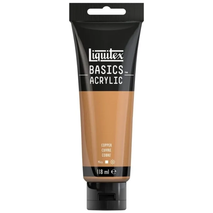 LQX BASICS ACRYLIC COLOUR 118ML COPPER ROW — image 1