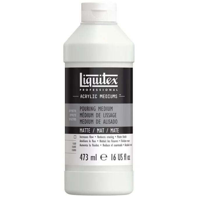 LQX ACRYLIC ADDITIVE 473ML BTL MATTE POURING MEDIUM ROW — image 1