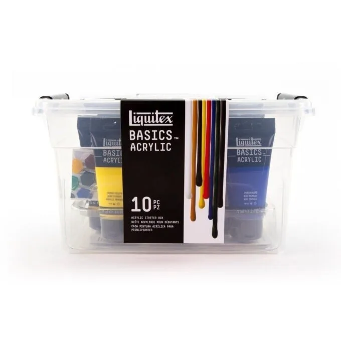 LQX BASICS ACRYLIC COLOUR STARTER BOX SET — image 1
