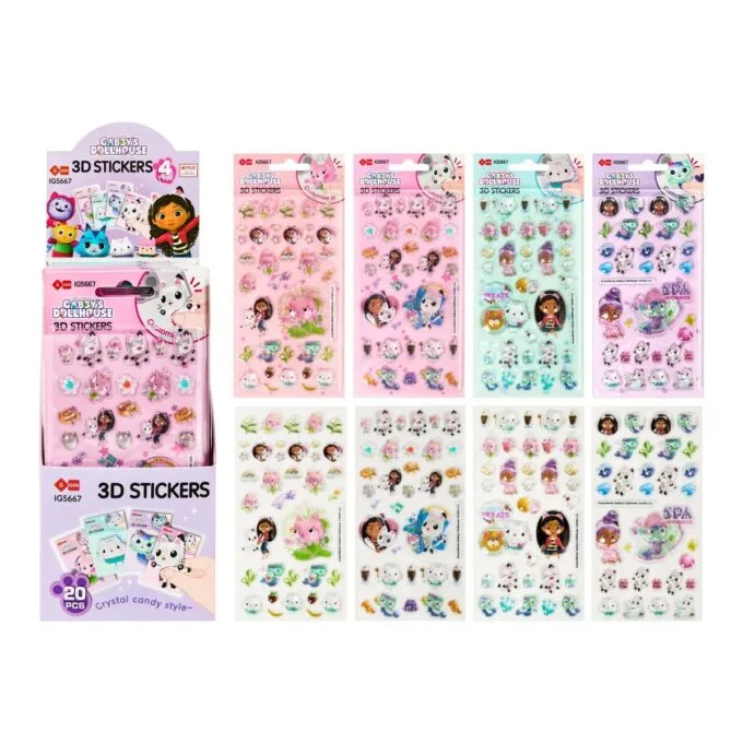 GABBY 3D CRYSTAL STICKER ASSORTED DESIGNS — image 1