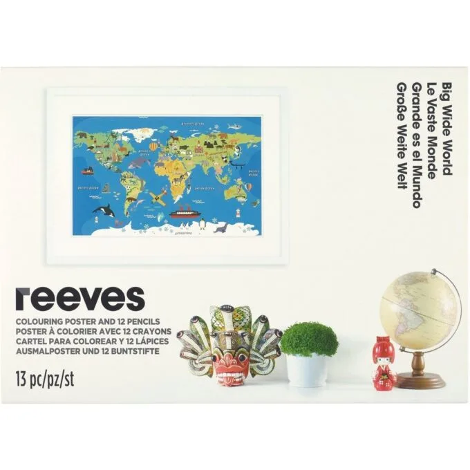 RVS COLOURING POSTER BIG WIDE WORLD — image 1