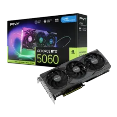 PNY GeForce RTX 5060 OC 8GB GDDR7 - Dual Fan, PCIe 5.0 x8, HDMI 2.1b, 3x DP 2.1b - 4718006459024