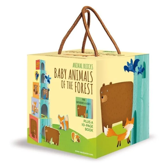 EDUCATIONAL BLOCKS - BABY ANIMALS OF THE FOREST — image 1
