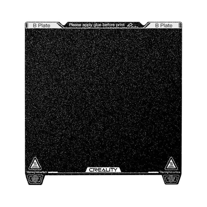 Creality K1 PEI Build Plate 235x235mm -Ender3S1/3S1Pro/5S1/3V3SE/3V3KE/CR10SE/3V3 & K1 - no magnetic — image 1