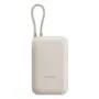 Xiaomi 10000 mAh with built-in beige cable