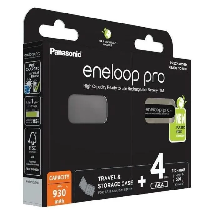 Panasonic Eneloop PRO AAA 930mAh 4 pcs + box — image 1