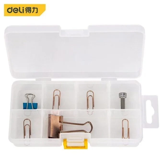 DELI STORAGE BOX 138X70X30MM WHITE — image 1