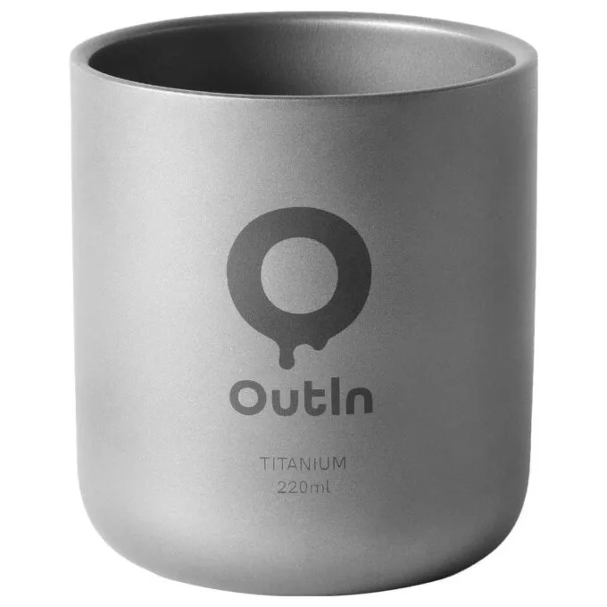 OutIn Titanium Cup 220 ml silver — image 1