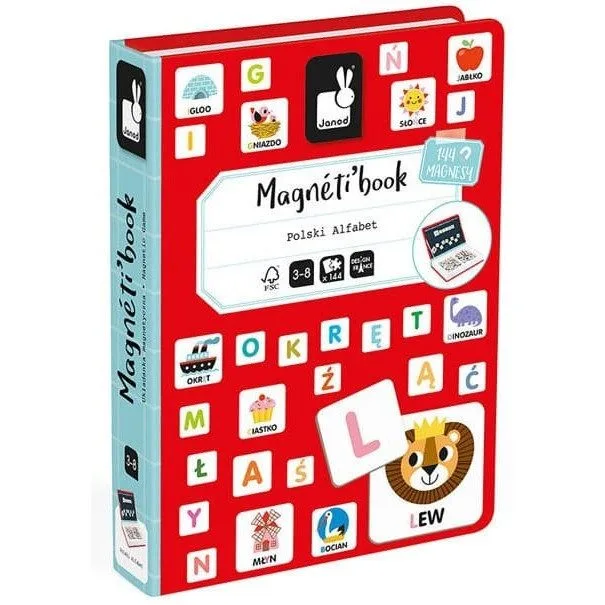 Janod Magnetibook Polish Alphabet — image 1