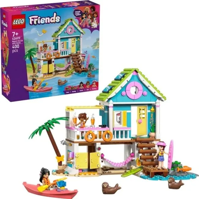 LEGO Friends 42699 Beach cottage with seals — image 1