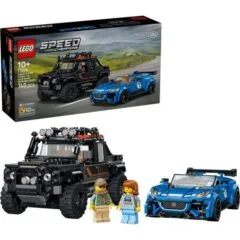 LEGO Speed Champions 77264 Jaguar Project 7 and Land Rover Defender