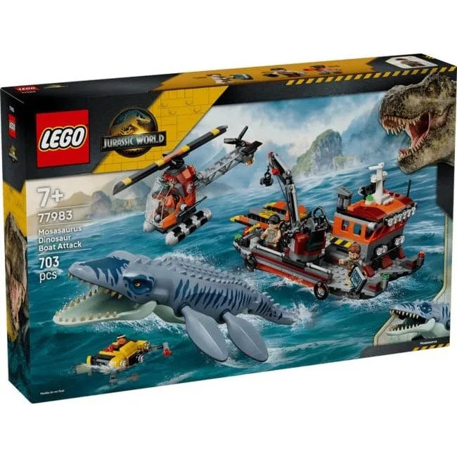 LEGO Jurassic World 77983 Mosaic attack on boat — image 1