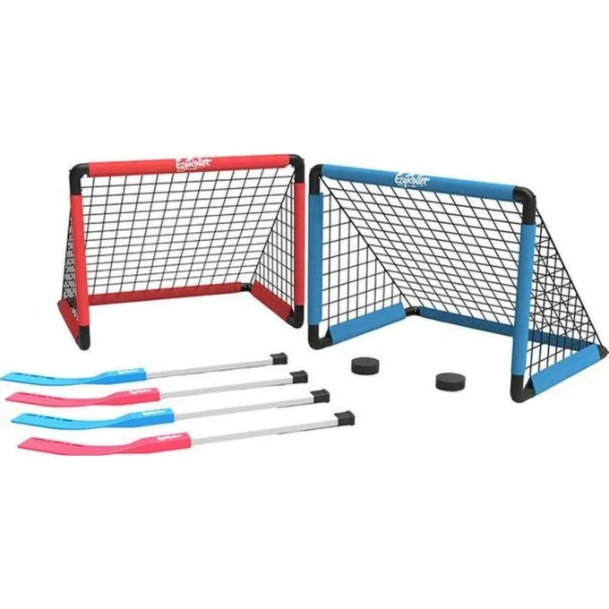 EzyRoller Hockey set for 4 people (gates, pucks, sticks) — image 1