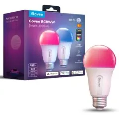Govee Bulb Ceiling E27 Smart LED 800 Lumens RGBWW (Pack of 2) B6004C02