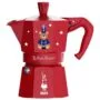 Bialetti Moka Express 3tz (150 ml) Joyful Christmas red