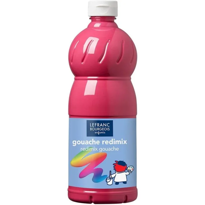 L&B EDUCATION GOUACHE REDIMIX 1L BTL CERISE — image 1
