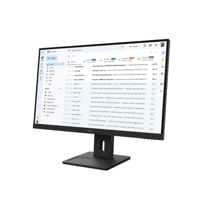 Lenovo ThinkVision E27-40 - 27-inch FHD IPS Monitor 1920x1080 100Hz 4ms 300cd/m² Speakers HDMI DP VGA Height Adjustable VESA Raven Black — image 4