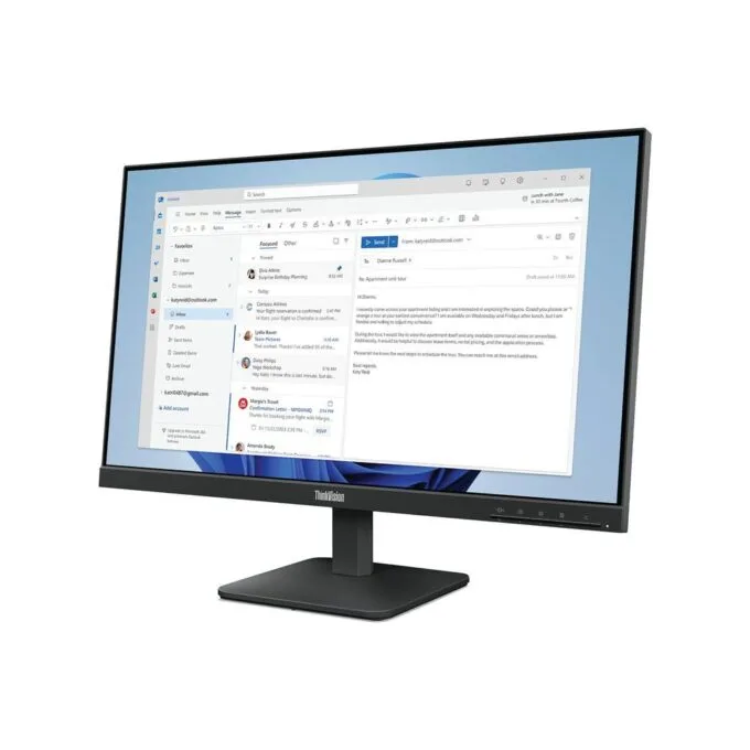 Lenovo ThinkVision S24-4e 23.8-inch FHD IPS Business Monitor – 100Hz, 4ms, HDMI+VGA, VESA, Tilt — image 6