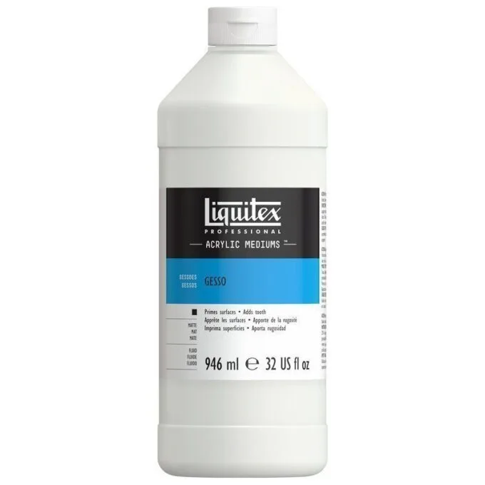 LQX PRO ACRYLIC ADDITIVE 32OZ BTL WHITE GESSO — image 1