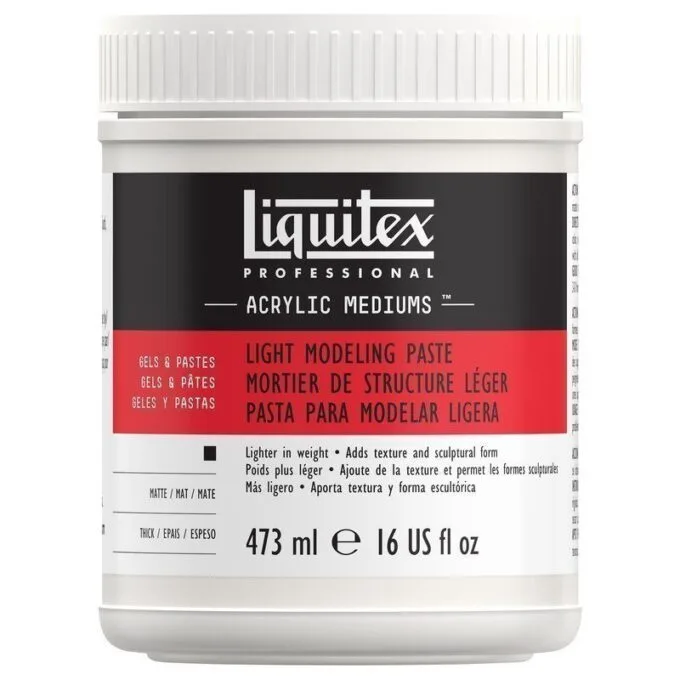LQX PRO ACRYLIC ADDITIVE 473ML POT LIGHT MODELING PASTE — image 1