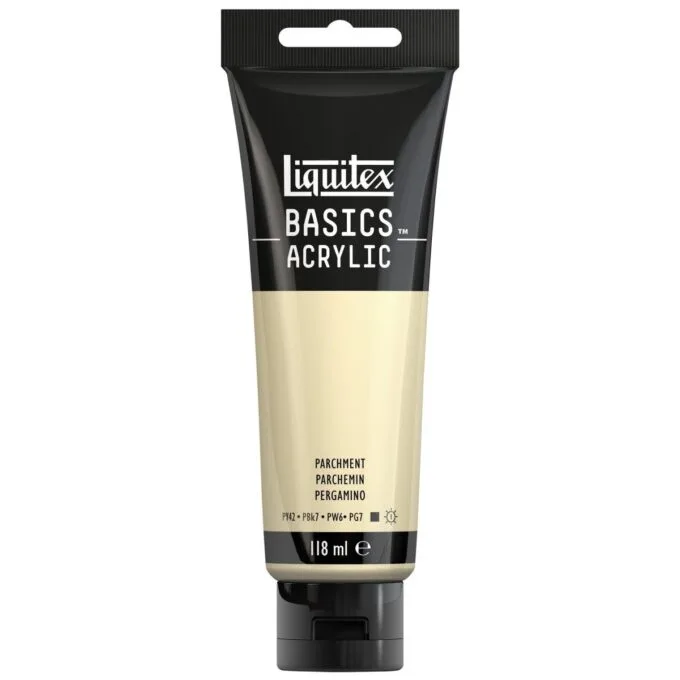 LQX BASICS ACRYLIC COLOUR 118ML PARCHMENT ROW — image 1