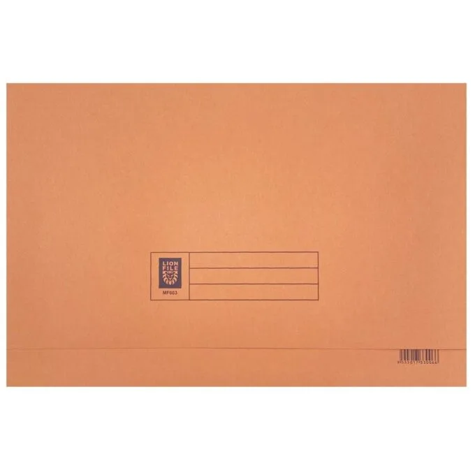 LION DOCUMENT WALLET ORANGE — image 1