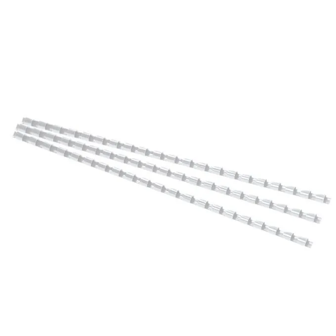 CERRATUS BINDING COMBS 08MM WHITE 100PCS BOX — image 1