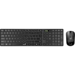 Genius Keyboard-Mouse Set Wireless+BT SlimStar 8250 Black English