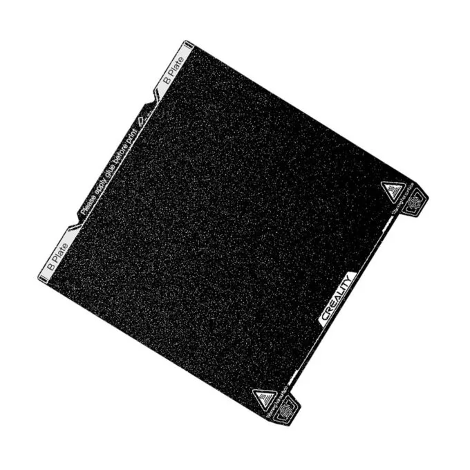 Creality K1 PEI Build Plate 235x235mm -Ender3S1/3S1Pro/5S1/3V3SE/3V3KE/CR10SE/3V3 & K1 - no magnetic — image 3