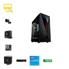 Custom 1080p Gaming PC - Intel Core i5-12400, RTX 5060 8GB, 16GB DDR5, 1TB NVMe