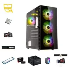 Custom Gaming PC - Ryzen 7 5700X, Radeon Reaper RX 9060 XT 16GB, 32GB DDR4, 1TB NVMe