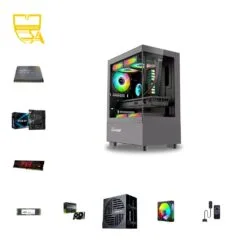 Custom Gaming PC - Ryzen 5 5500, RTX 5060, 32GB DDR4, 1TB NVMe
