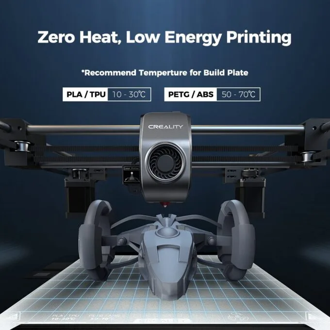 Creality Low Temperature Cold Printing Build Plate 235x235 -Ender-3V3SE/3V3KE/CR10SE/3V3 & K1 — image 6