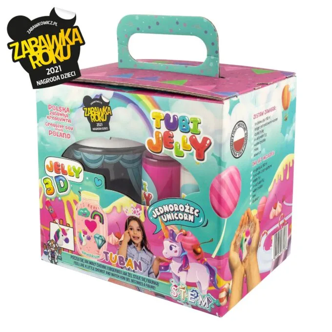 Set of Jelly Tubi 6 colors small aquarium Unicorn — image 1