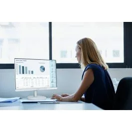 Philips E Line 23.8-inch Business Monitor - IPS FHD 1920x1080 75Hz 4ms VGA HDMI Speakers White — image 3