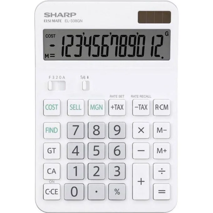 SHARP DESKTOP CALCULATOR 12 DIGITS — image 1