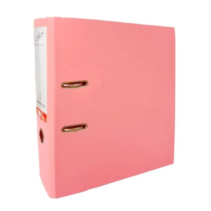 ELFEN FILE PLASTIC SUPER STRONG A4 75MM PEACH — image 1