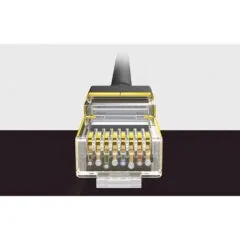 Ugreen NW107 Ethernet RJ45, Cat.7, STP, 5m czarny